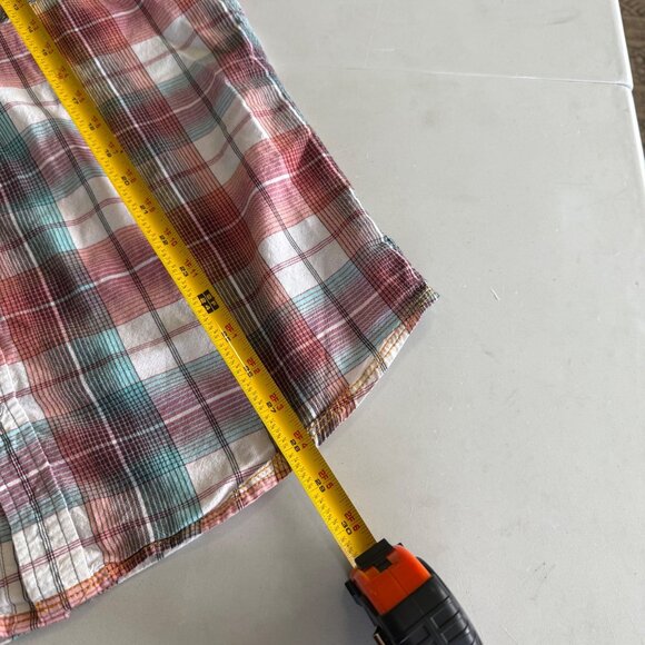 Prana Hartman Plaid Pearl Snap Organic Cotton Shirt M1HART113 Mens size Large - Picture 8 of 8